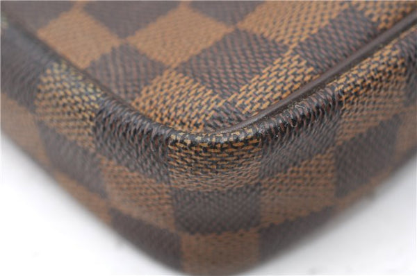 Authentic Louis Vuitton Damier Pochette Billets Macao Clutch Bag N61739 LV 3059F