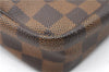Authentic Louis Vuitton Damier Pochette Billets Macao Clutch Bag N61739 LV 3059F