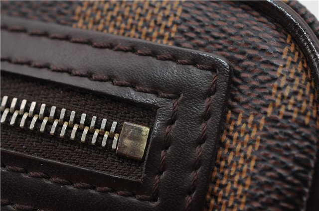 Authentic Louis Vuitton Damier Pochette Billets Macao Clutch Bag N61739 LV 3059F