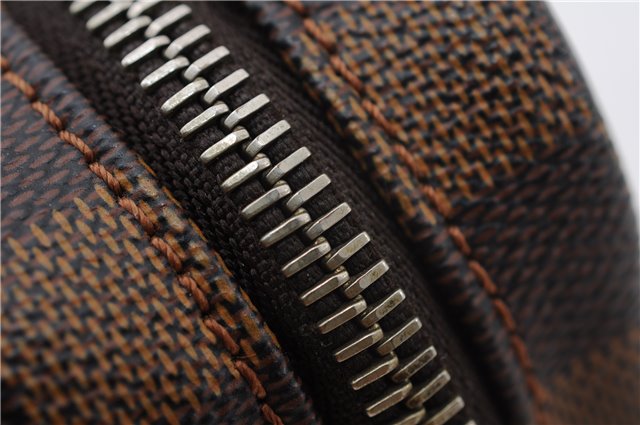 Authentic Louis Vuitton Damier Pochette Billets Macao Clutch Bag N61739 LV 3059F