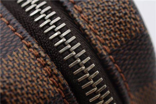 Authentic Louis Vuitton Damier Pochette Billets Macao Clutch Bag N61739 LV 3059F