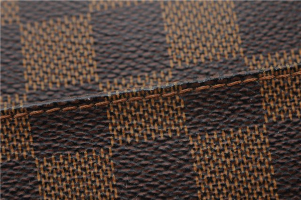Authentic Louis Vuitton Damier Pochette Billets Macao Clutch Bag N61739 LV 3059F