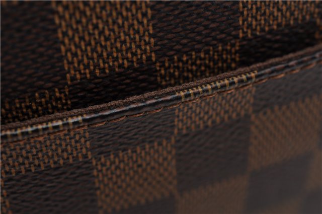 Authentic Louis Vuitton Damier Pochette Billets Macao Clutch Bag N61739 LV 3059F