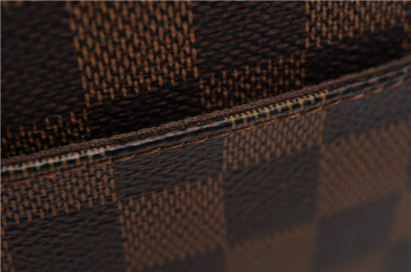 Authentic Louis Vuitton Damier Pochette Billets Macao Clutch Bag N61739 LV 3059F