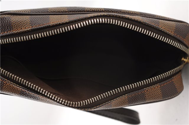 Authentic Louis Vuitton Damier Pochette Billets Macao Clutch Bag N61739 LV 3059F