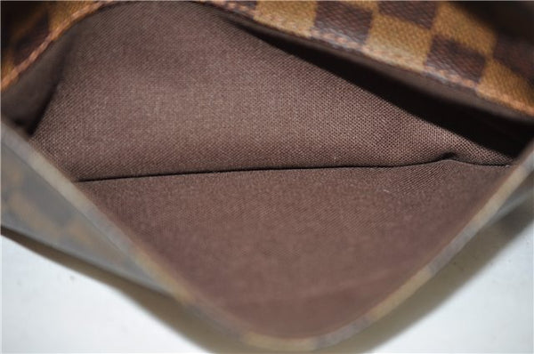 Authentic Louis Vuitton Damier Pochette Billets Macao Clutch Bag N61739 LV 3059F