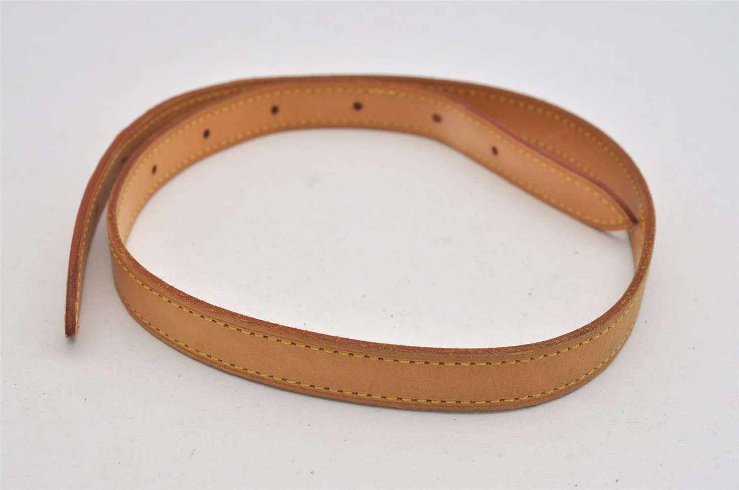 Authentic Louis Vuitton Leather Shoulder Strap For Bucket GM 31.9