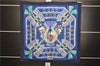 Authentic HERMES Carre 90 Scarf "Aux Champs" Silk Navy 3060E