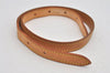 Authentic Louis Vuitton Leather Shoulder Strap For Bucket PM 27.6" Beige 3060I