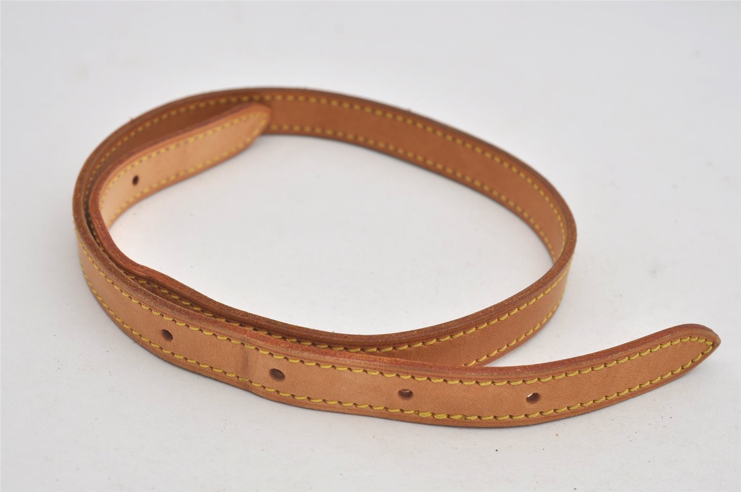 Authentic Louis Vuitton Leather Shoulder Strap For Bucket PM 27.6