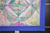 Authentic HERMES Carre 90 Scarf "GIVERNY" Silk Blue 3061E