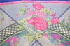 Authentic HERMES Carre 90 Scarf "GIVERNY" Silk Blue 3061E