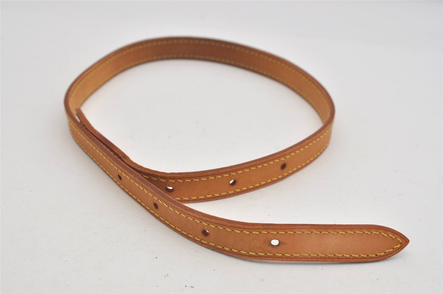 Authentic Louis Vuitton Leather Shoulder Strap For Bucket PM 27.6