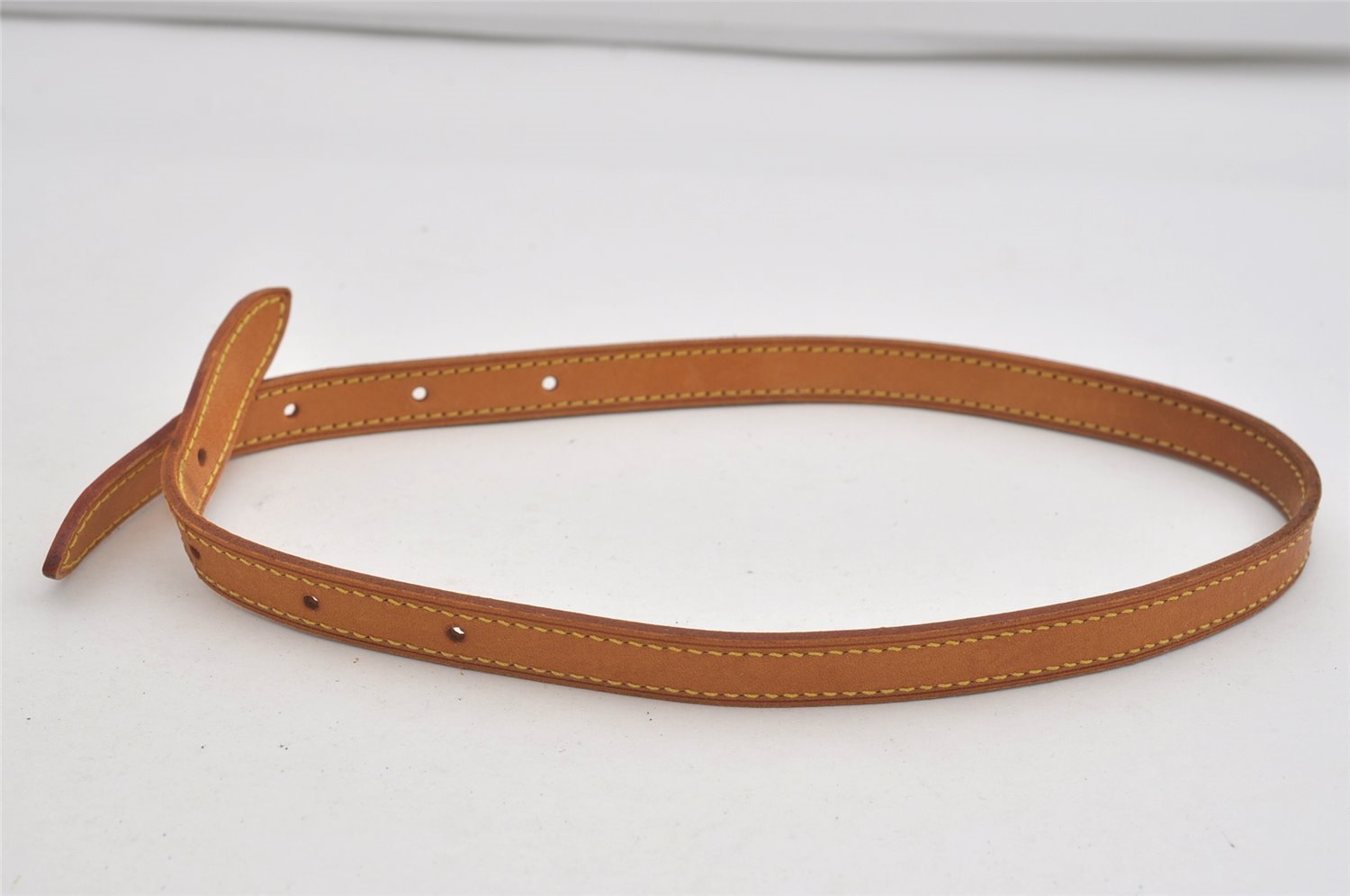 Authentic Louis Vuitton Leather Shoulder Strap For Bucket PM 27.6