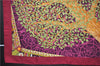 Authentic HERMES Carre 90 Scarf "AXIS MUNDI" Silk Bordeaux Red 3063E