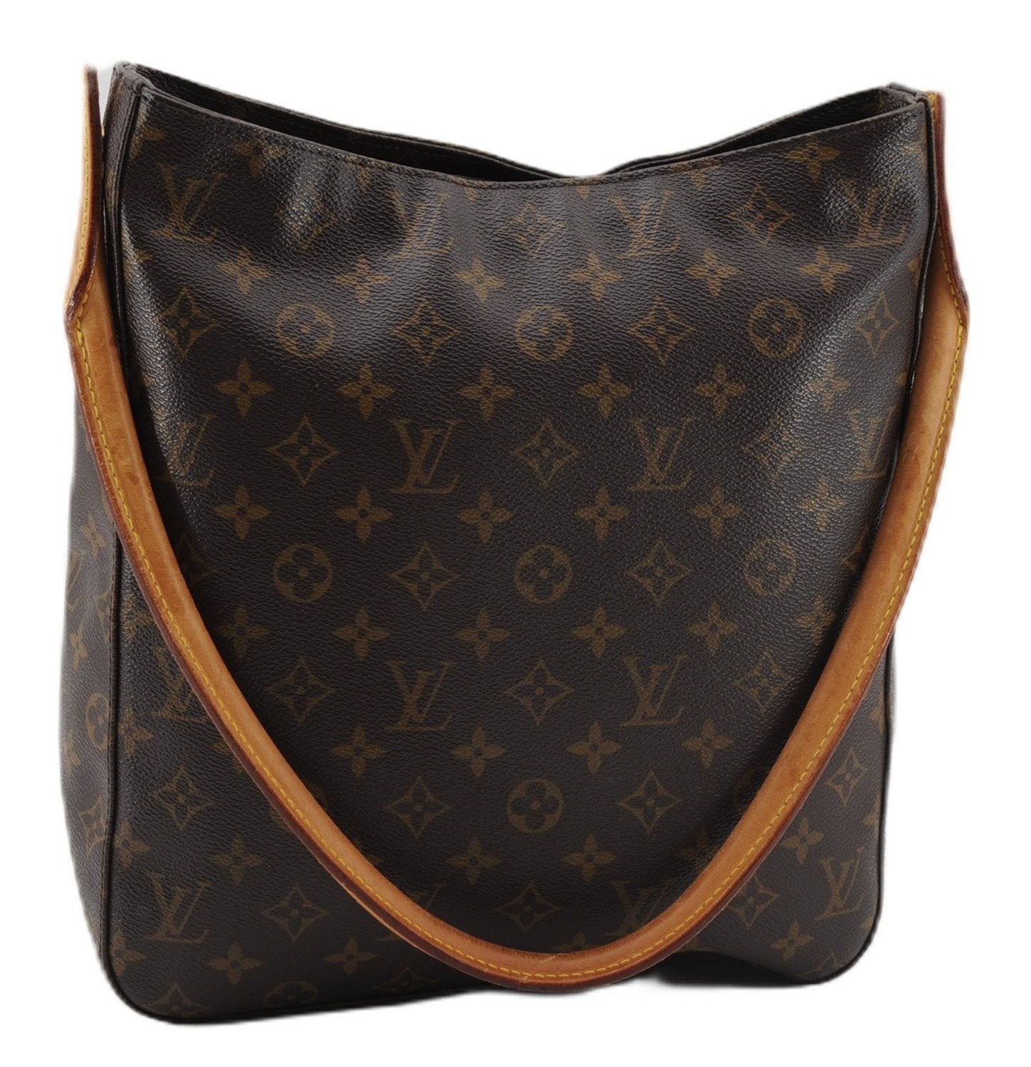 Authentic Louis Vuitton Monogram Looping GM Shoulder Bag M51145 LV 3063F