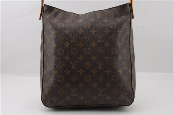 Authentic Louis Vuitton Monogram Looping GM Shoulder Bag M51145 LV 3063F