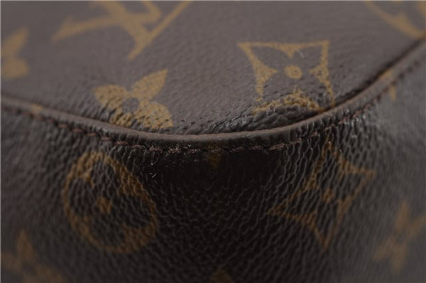 Authentic Louis Vuitton Monogram Looping GM Shoulder Bag M51145 LV 3063F