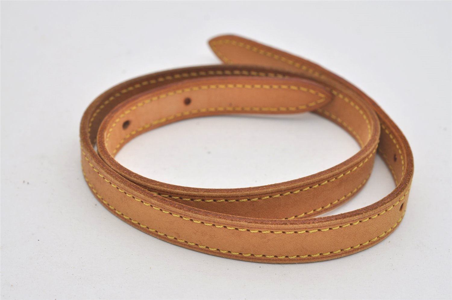 Authentic Louis Vuitton Leather Shoulder Strap For Bucket PM 27.6