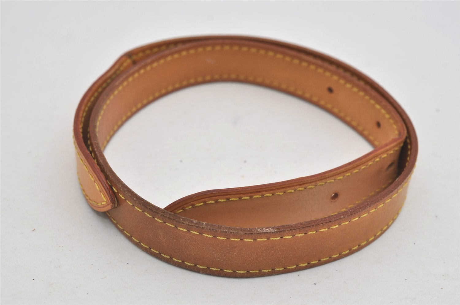 Authentic Louis Vuitton Leather Shoulder Strap For Bucket PM 28