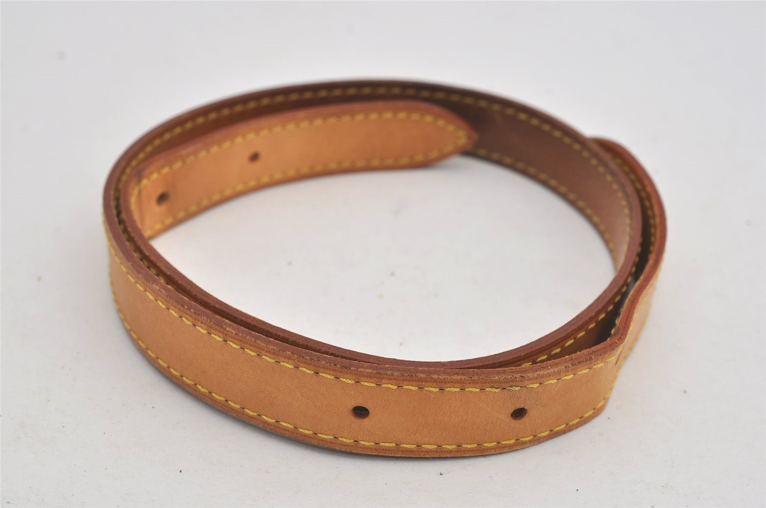 Authentic Louis Vuitton Leather Shoulder Strap For Bucket PM 28