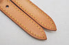 Authentic Louis Vuitton Leather Shoulder Strap For Bucket PM 27.6" Beige 3065I