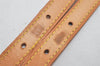 Authentic Louis Vuitton Leather Shoulder Strap For Bucket PM 27.6" Beige 3065I