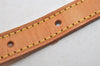 Authentic Louis Vuitton Leather Shoulder Strap For Bucket PM 27.6" Beige 3065I