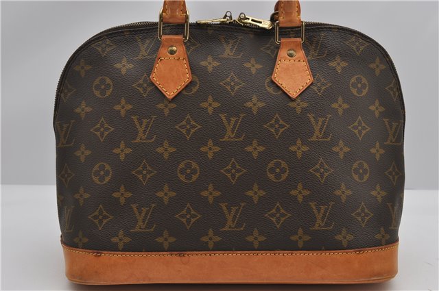 Authentic Louis Vuitton Monogram Alma Hand Bag Purse M51130 LV 3066F