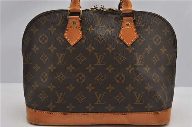 Authentic Louis Vuitton Monogram Alma Hand Bag Purse M51130 LV 3066F