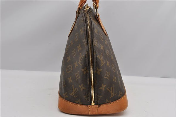 Authentic Louis Vuitton Monogram Alma Hand Bag Purse M51130 LV 3066F