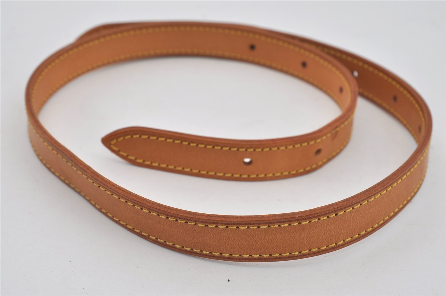 Authentic Louis Vuitton Leather Shoulder Strap For Bucket GM 31.9