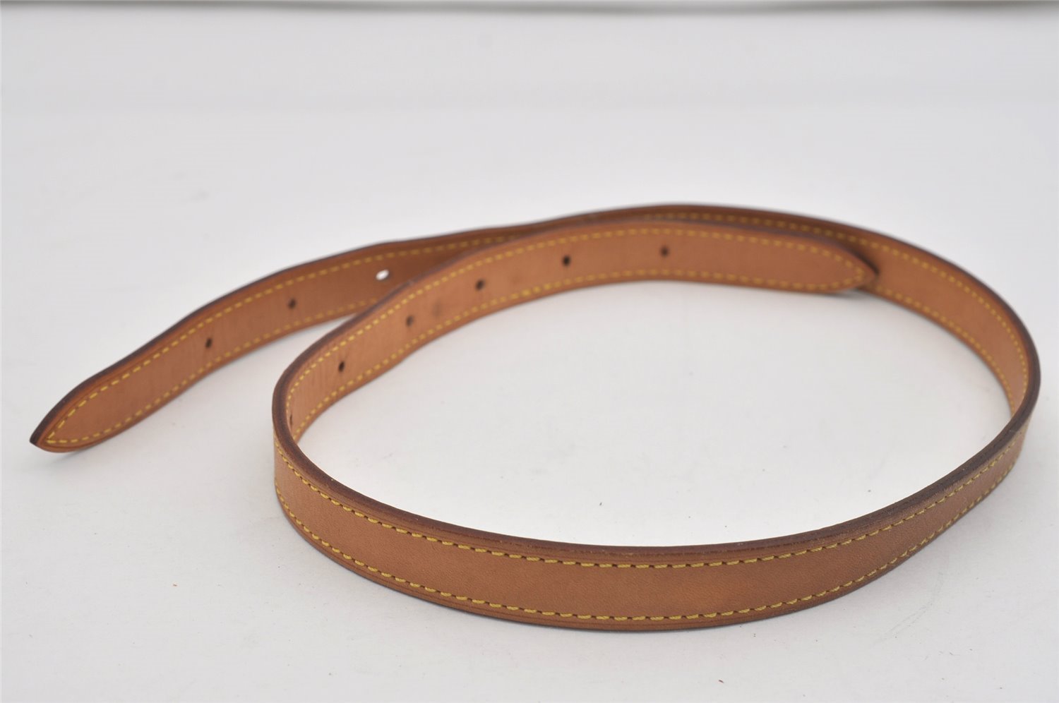 Authentic Louis Vuitton Leather Shoulder Strap For Bucket GM 31.9