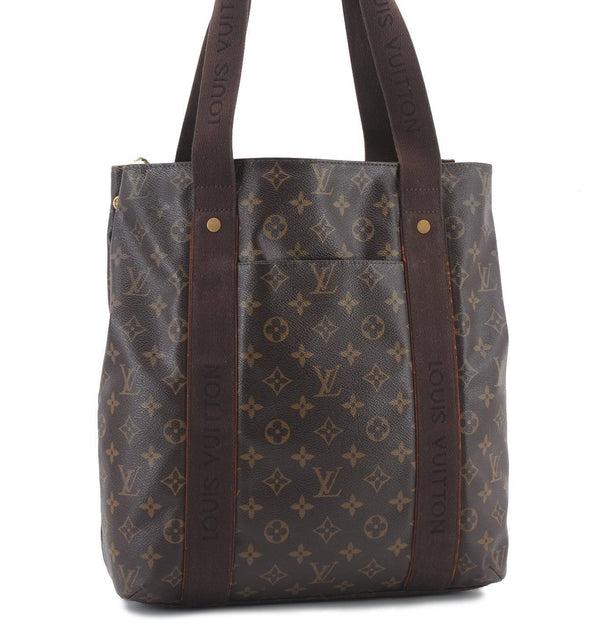 Authentic Louis Vuitton Monogram Cabas Beaubourg Tote Bag M53013 LV 3067C