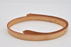 Authentic Louis Vuitton Leather Shoulder Strap For Bucket GM 31.9" Beige 3067I