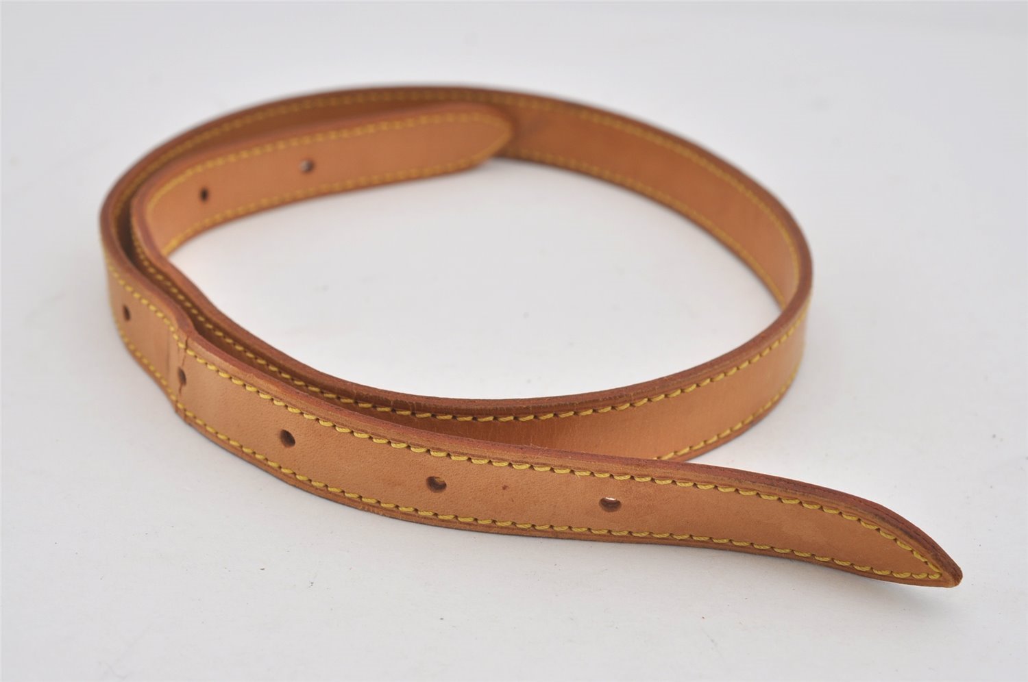 Authentic Louis Vuitton Leather Shoulder Strap For Bucket GM 31.9