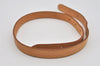 Authentic Louis Vuitton Leather Shoulder Strap For Bucket GM 31.9" Beige 3068I