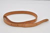 Authentic Louis Vuitton Leather Shoulder Strap For Bucket GM 31.9" Beige 3068I