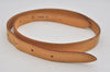 Authentic Louis Vuitton Leather Shoulder Strap For Bucket GM 31.9" Beige 3068I