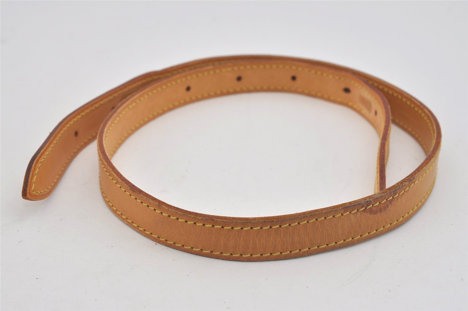 Authentic Louis Vuitton Leather Shoulder Strap For Bucket GM 31.9