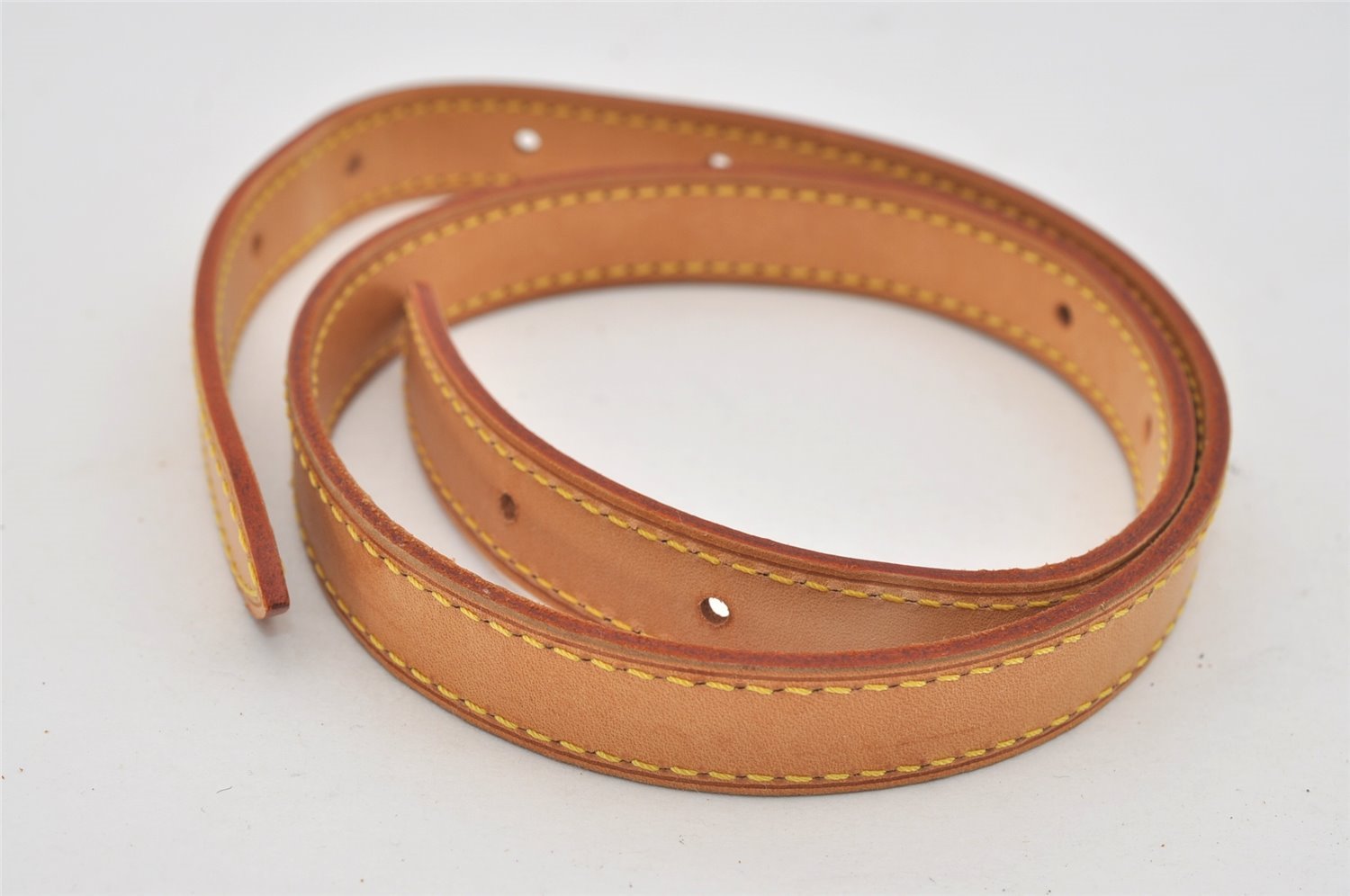 Authentic Louis Vuitton Leather Shoulder Strap For Bucket GM 31.9