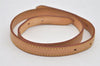 Authentic Louis Vuitton Leather Shoulder Strap For Bucket GM 31.9" Beige 3069I