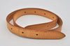 Authentic Louis Vuitton Leather Shoulder Strap For Bucket GM 31.9" Beige 3072I