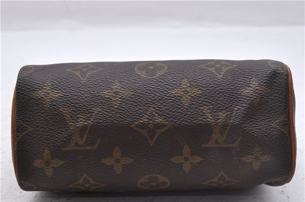 Authentic Louis Vuitton Monogram Mini Speedy Hand Bag Purse M41534 LV 3074D