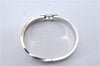 Authentic HERMES Clic Clac PM Bangle Bracelet White Silver Box 3074F