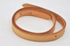 Authentic Louis Vuitton Leather Shoulder Strap For Bucket GM 31.9" Beige 3076I