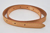 Authentic Louis Vuitton Leather Shoulder Strap For Bucket GM 31.9" Beige 3076I