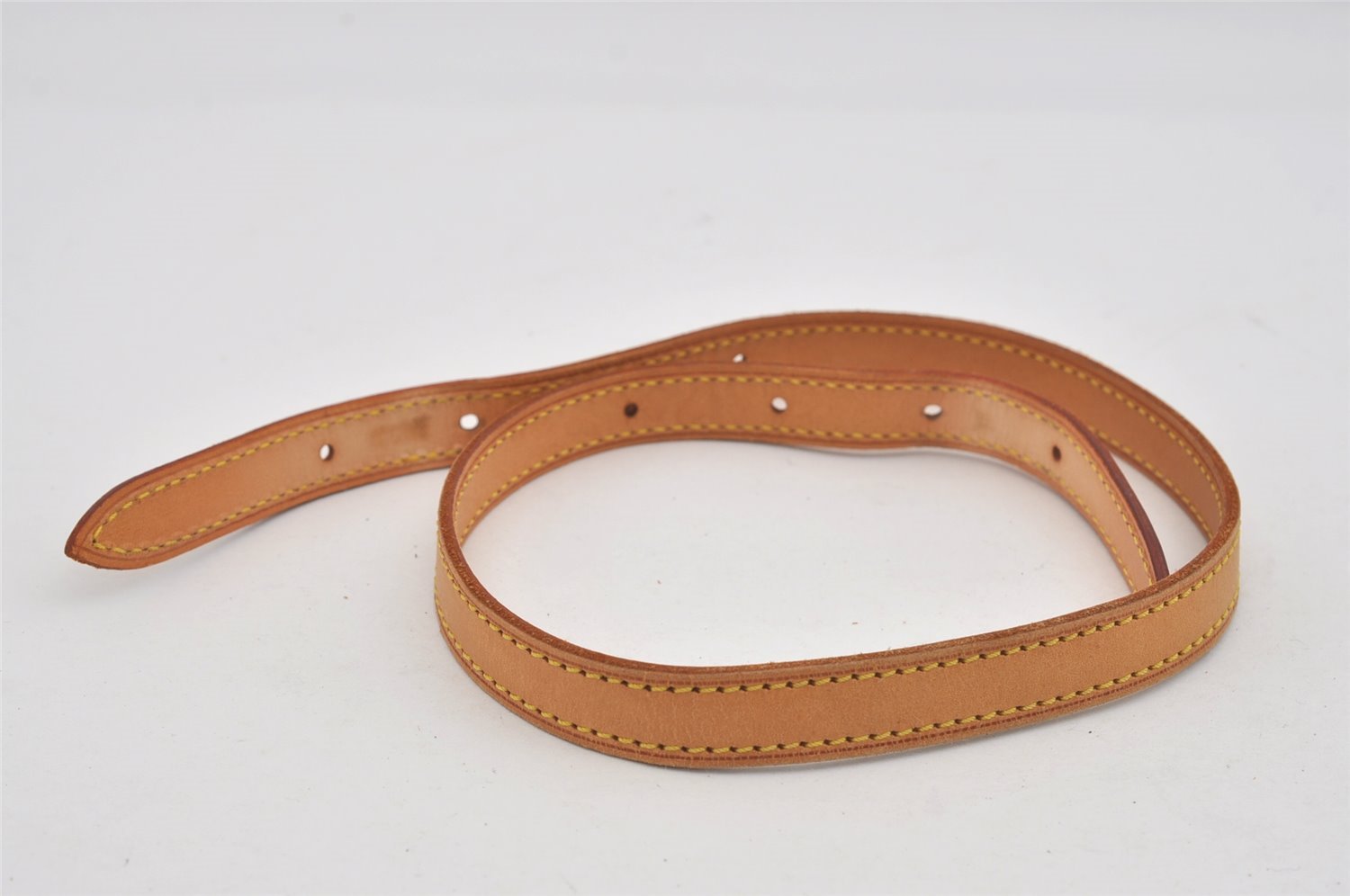 Authentic Louis Vuitton Leather Shoulder Strap For Bucket PM 27.6