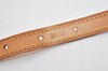 Authentic Louis Vuitton Leather Shoulder Strap For Bucket PM 27.6" Beige 3078I