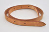 Authentic Louis Vuitton Leather Shoulder Strap For Bucket PM 27.6" Beige 3078I